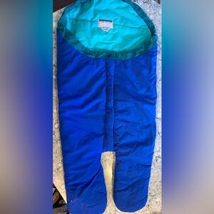 Vintage Babybag By Eileen West 6 to 12 Months Quilted Snowsuit Bunting Blue